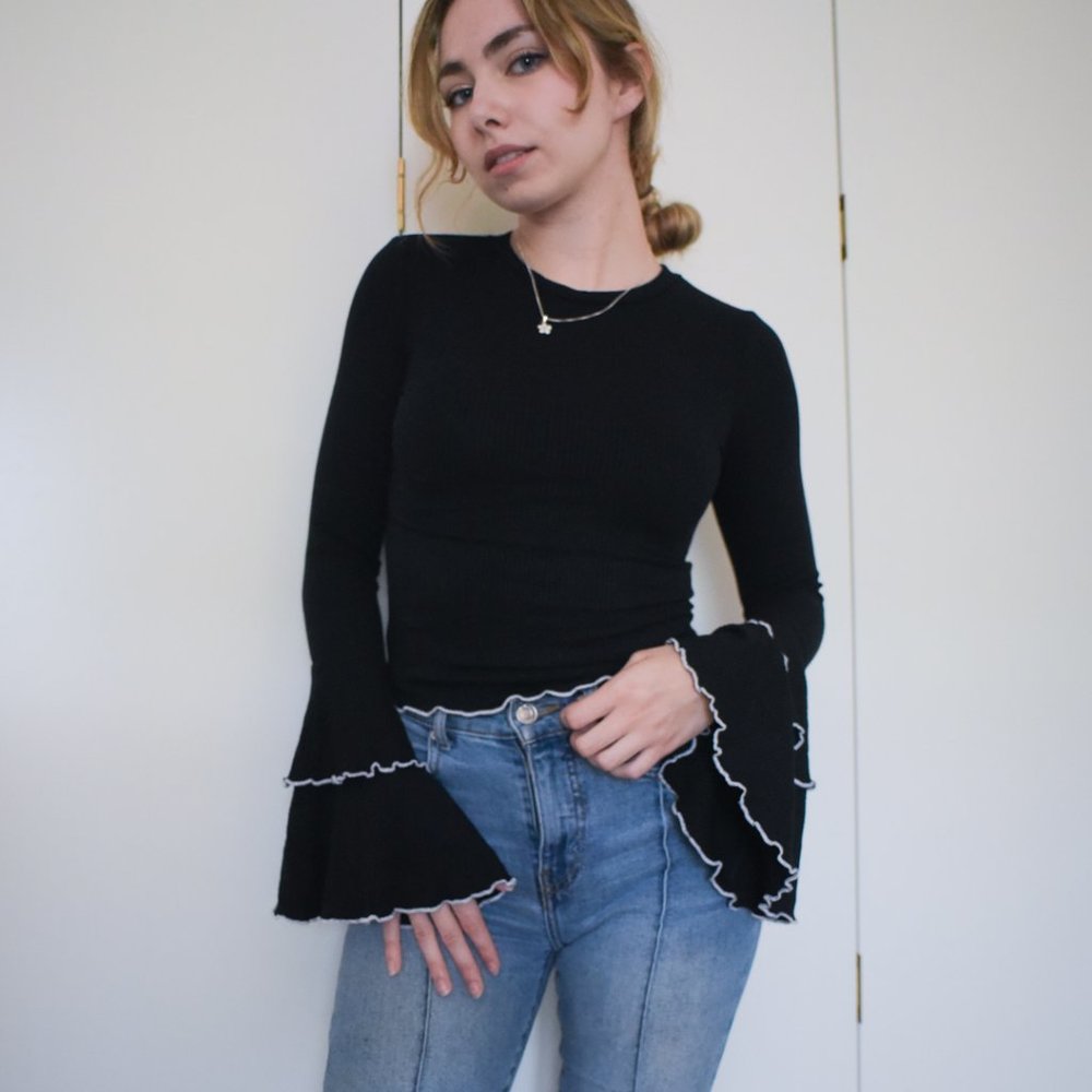 Bell Sleeve Top